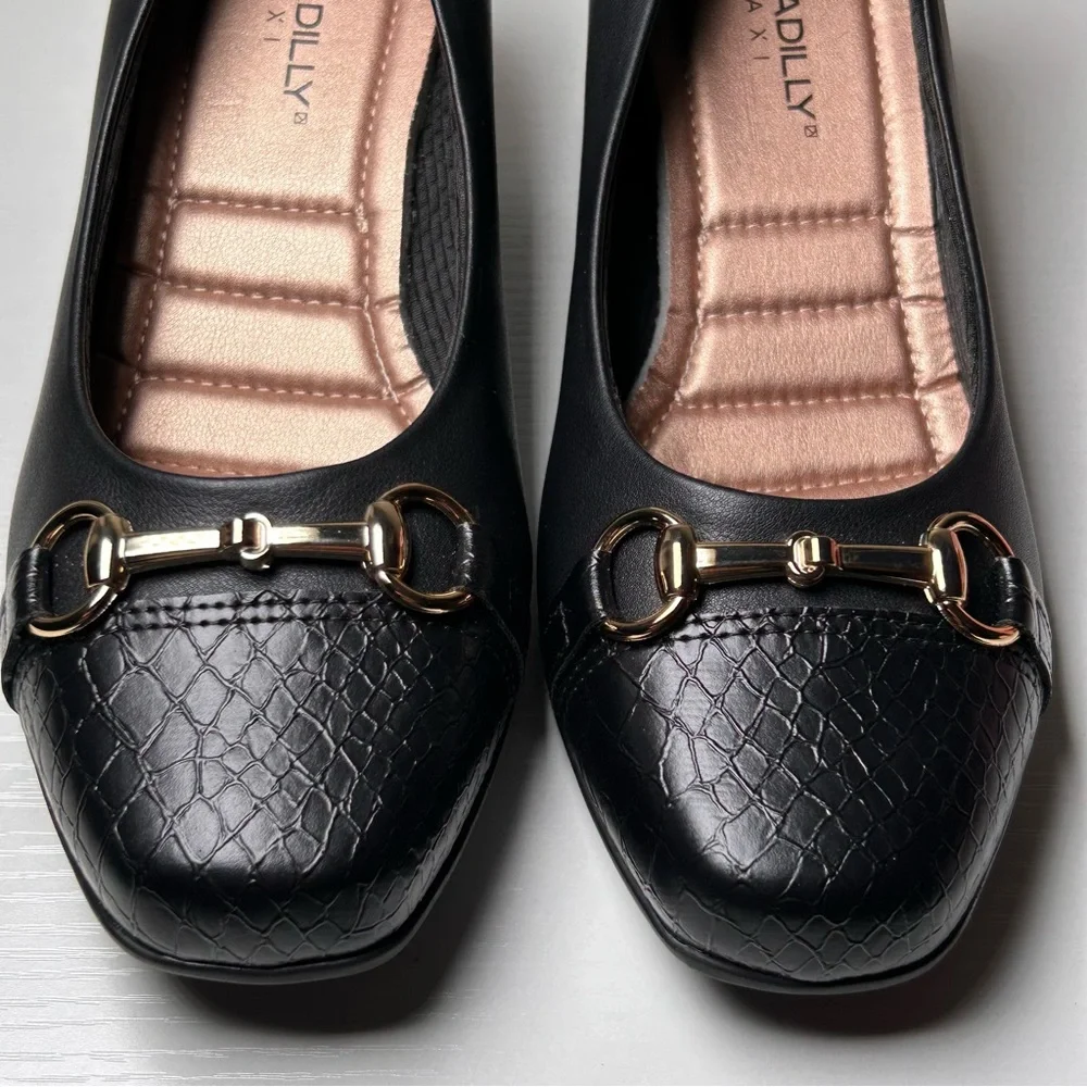 Piccadilly Maxi-Brazilian Elegant Block heel shoes Size 6‎ New